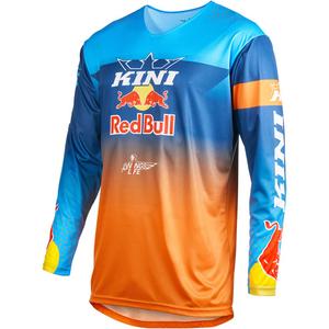 Motokros dres KINI Red Bull 1.0 Rallye plavo-narančasti