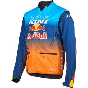 Motokros jakna KINI Red Bull 1.0 Rallye plavo-narančasta