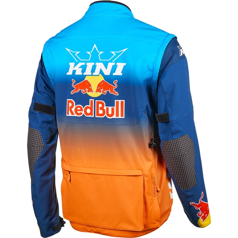 Motokros jakna KINI Red Bull 1.0 Rallye plavo-narančasta