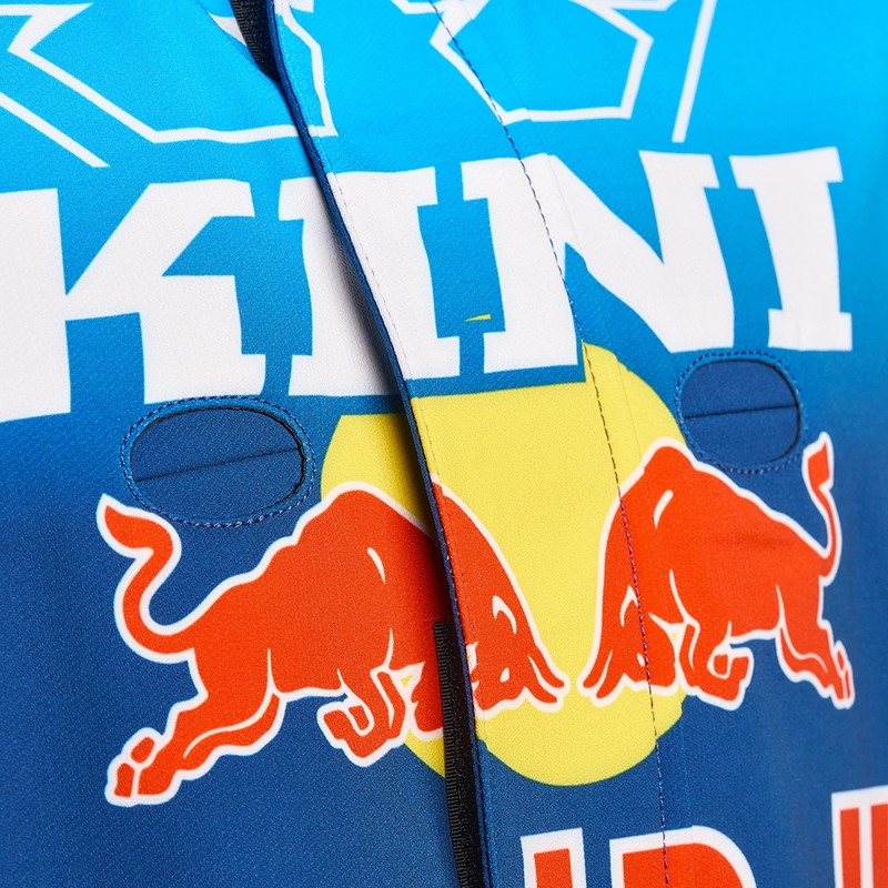 Motokros jakna KINI Red Bull 1.0 Rallye plavo-narančasta
