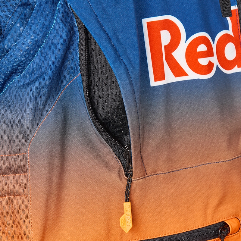 Motokros jakna KINI Red Bull 1.0 Rallye plavo-narančasta