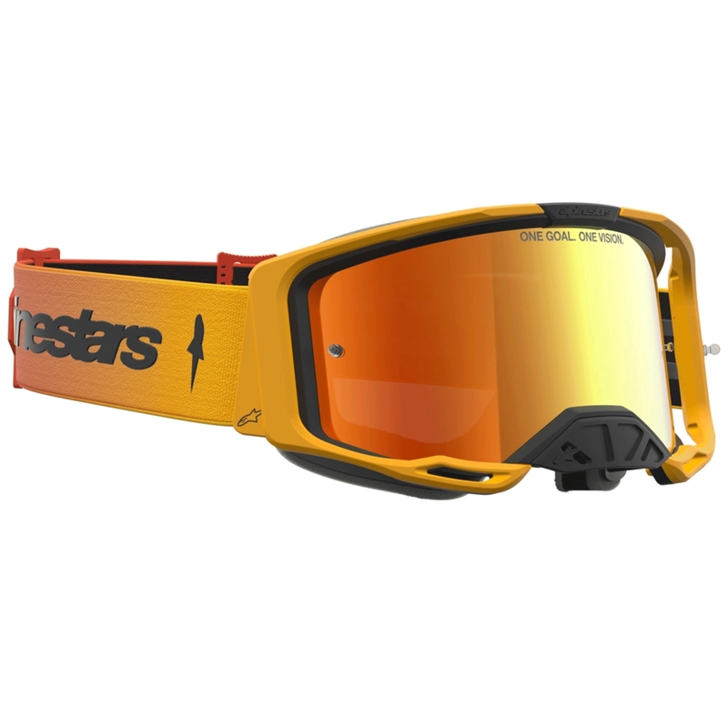 Alpinestars Vision 8 Amber motokros naočale žuto-crveno-crne