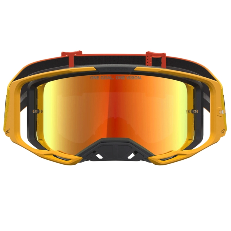 Alpinestars Vision 8 Amber motokros naočale žuto-crveno-crne