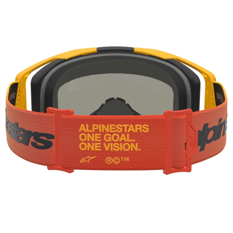 Alpinestars Vision 8 Amber motokros naočale žuto-crveno-crne