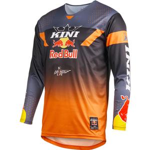 Motokros dres KINI Red Bull 2.0 MXC sivo-narančasti