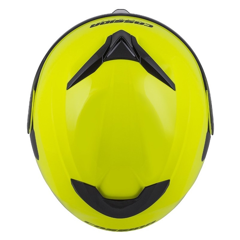 Motociklistička kaciga na preklop Cassida Compress 2.0 Refraction crno-fluo žuta