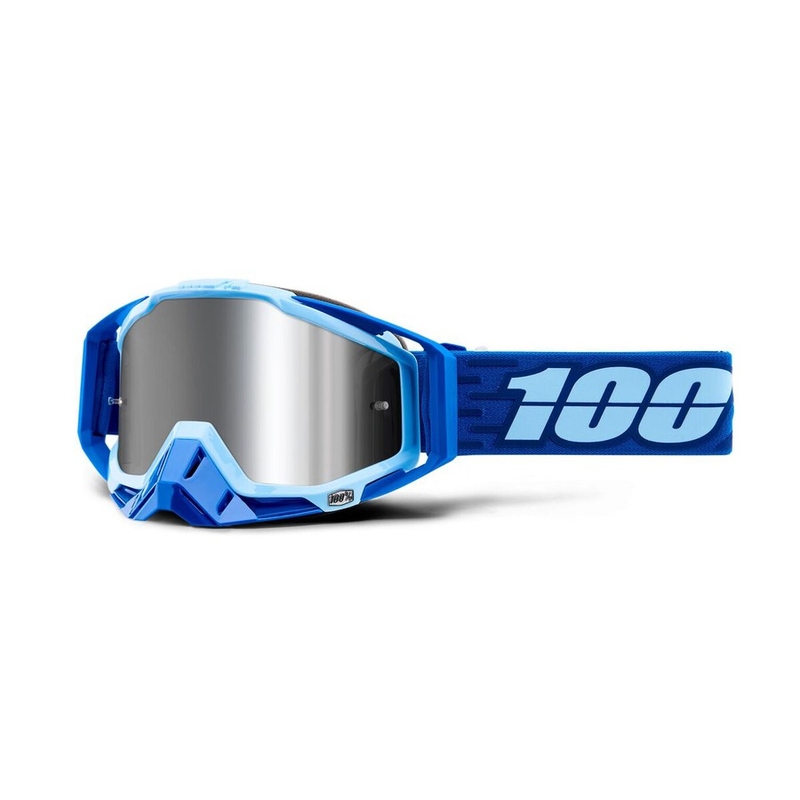 Motocross naočale 100% RACECRAFT PLUS Rodion (srebrni zrcalni pleksiglas)