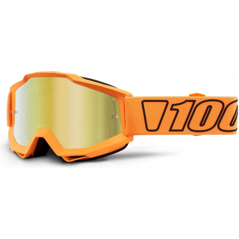 Naočale za motocross 100% Accuri LUMINARI (zlatni zrcalni pleksiglas)