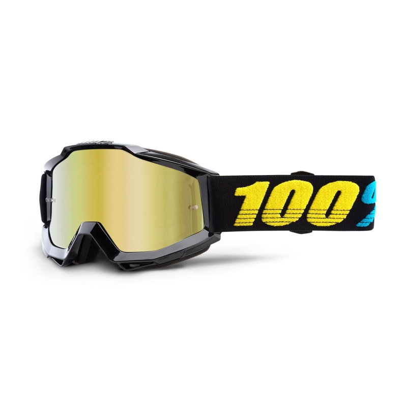 Naočale za motocross 100% Accuri VIRGO (zlatni zrcalni pleksiglas)