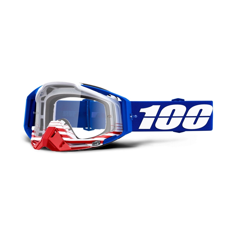 Naočale za motocross 100% Racecraft ANTHEM (prozirni pleksiglas)