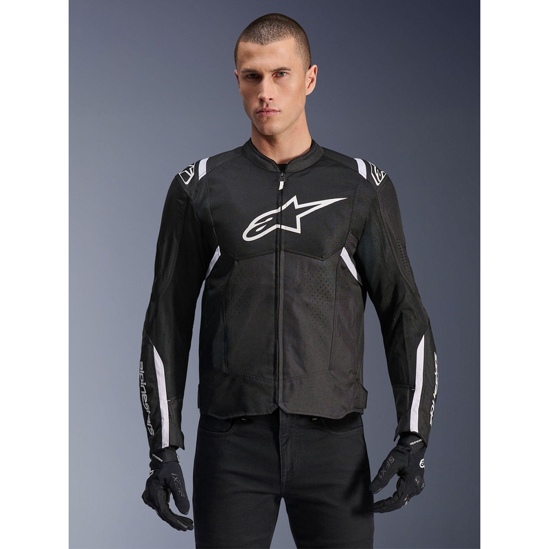 Alpinestars T-SPS Air V2 motociklistička jakna crno-bijela