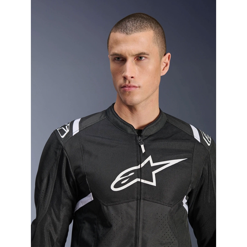 Alpinestars T-SPS Air V2 motociklistička jakna crno-bijela