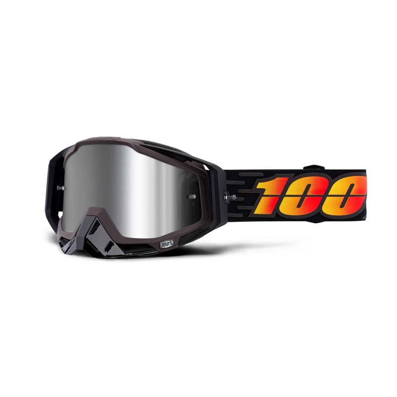 Naočale za motocross 100% RACECRAFT PLUS kostim (pleksiglas srebrno ogledalo)