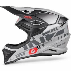 Motokros kaciga O´Neal 1SRS Voltixx mat crno-siva
