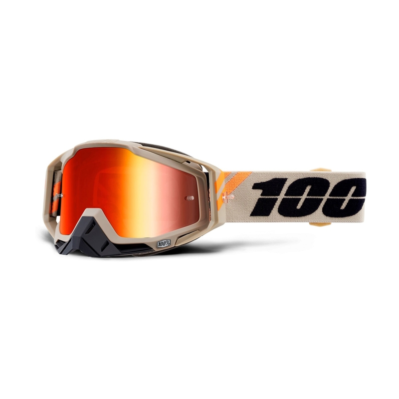 Naočale za motocross 100% RACECRAFT Poliet (crveno zrcalno pleksiglas)