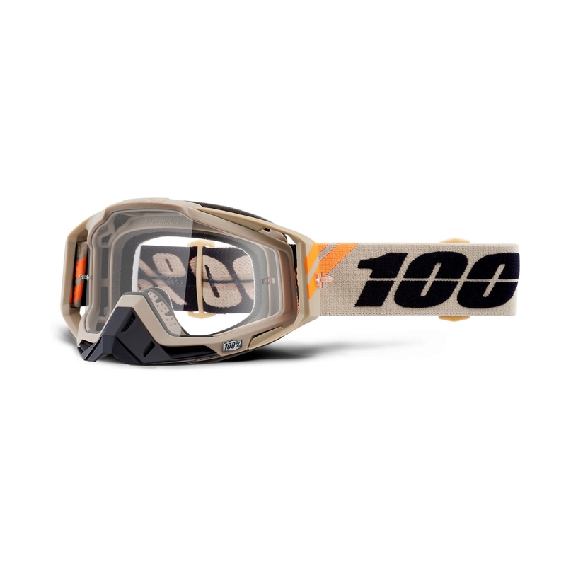 Naočale za motocross 100% RACECRAFT Poliet (prozirni pleksiglas)