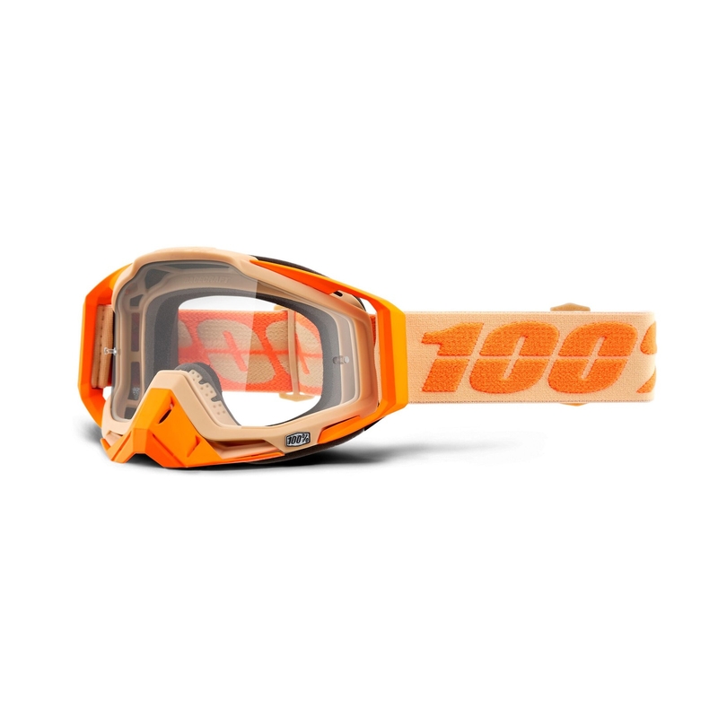 Naočale za motocross 100% RACECRAFT Sahara (prozirni pleksiglas)
