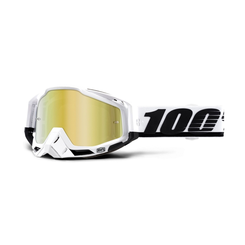 Naočale za motocross 100% RACECRAFT Stuu (zlatni zrcalni pleksiglas)
