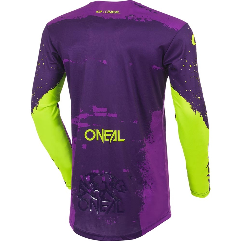 O'Neal Mayhem Paint Motokros dres ljubičasto-neonsko žuti