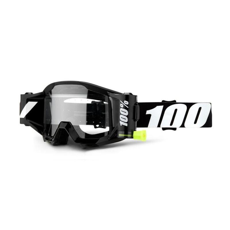 100% Strata Forecast Outlaw Motocross naočale crne (prozirni pleksiglas)