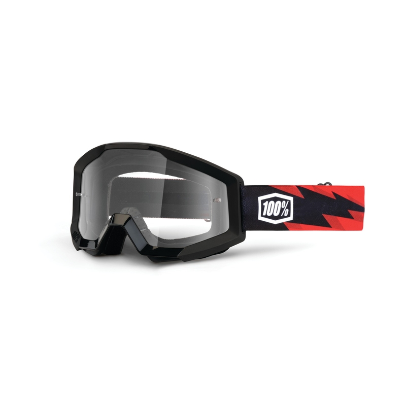 Naočale za motocross 100% Strata Slash (prozirni pleksiglas)