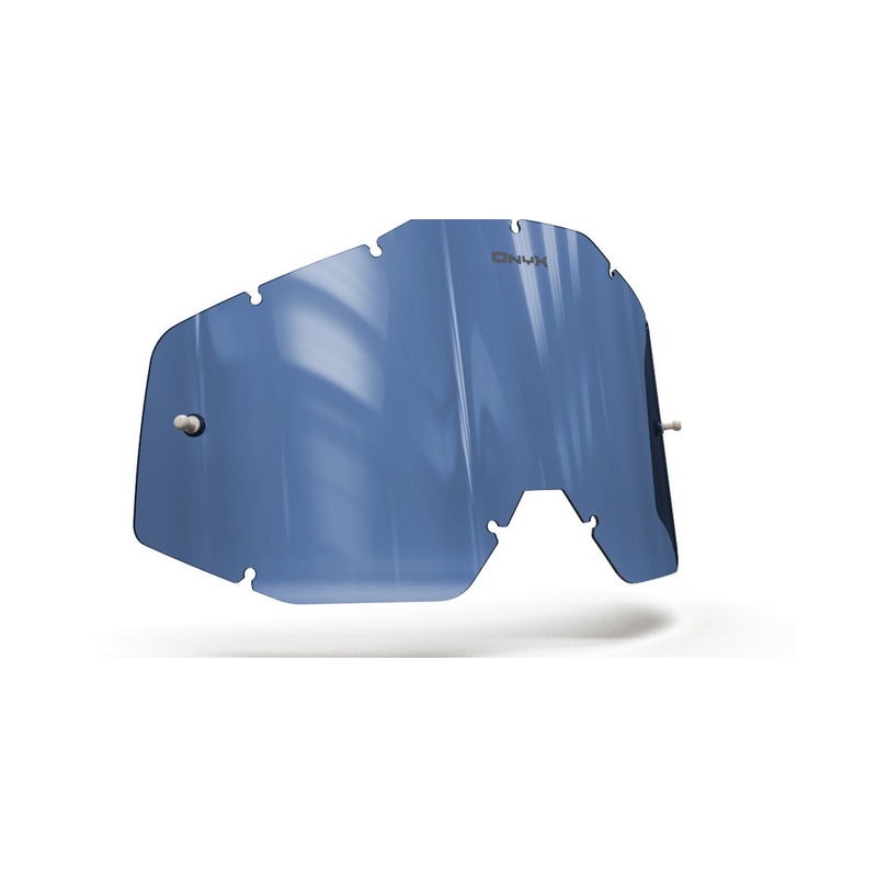 Plexi Onyx za naočale za motocross 100% Racecraft/Accuri/Strata (plave s polarizacijom)