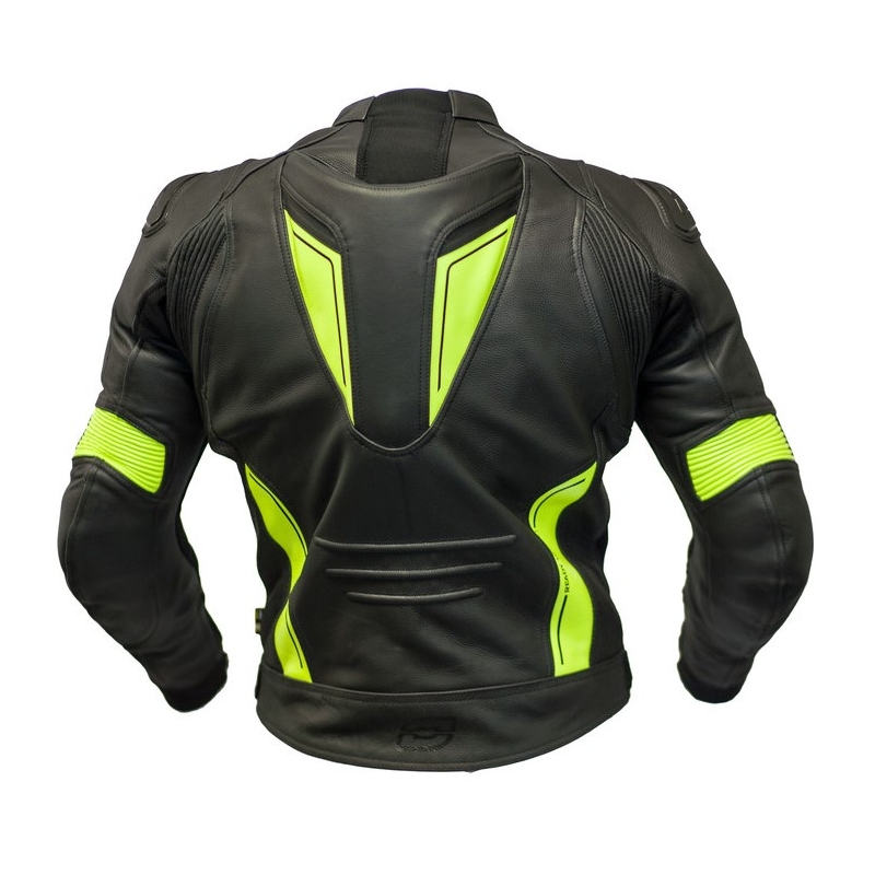 Motociklistička jakna Ozone Volt crno-fluo žuta