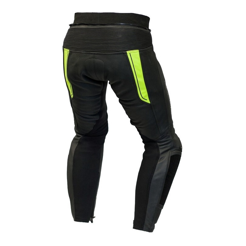 Motorističke hlače Ozone Volt crno-fluo žute rasprodaja