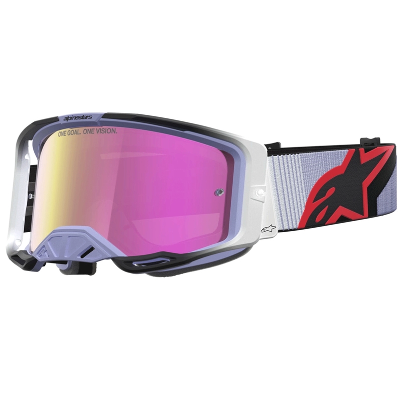 Alpinestars Vision 8 Maven motokros naočale lavanda-crne