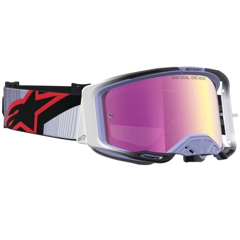 Alpinestars Vision 8 Maven motokros naočale lavanda-crne