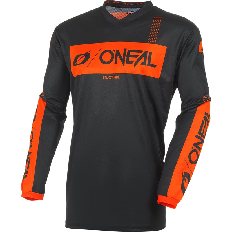 O'Neal Element Racewear motocross majica crno-narančasta