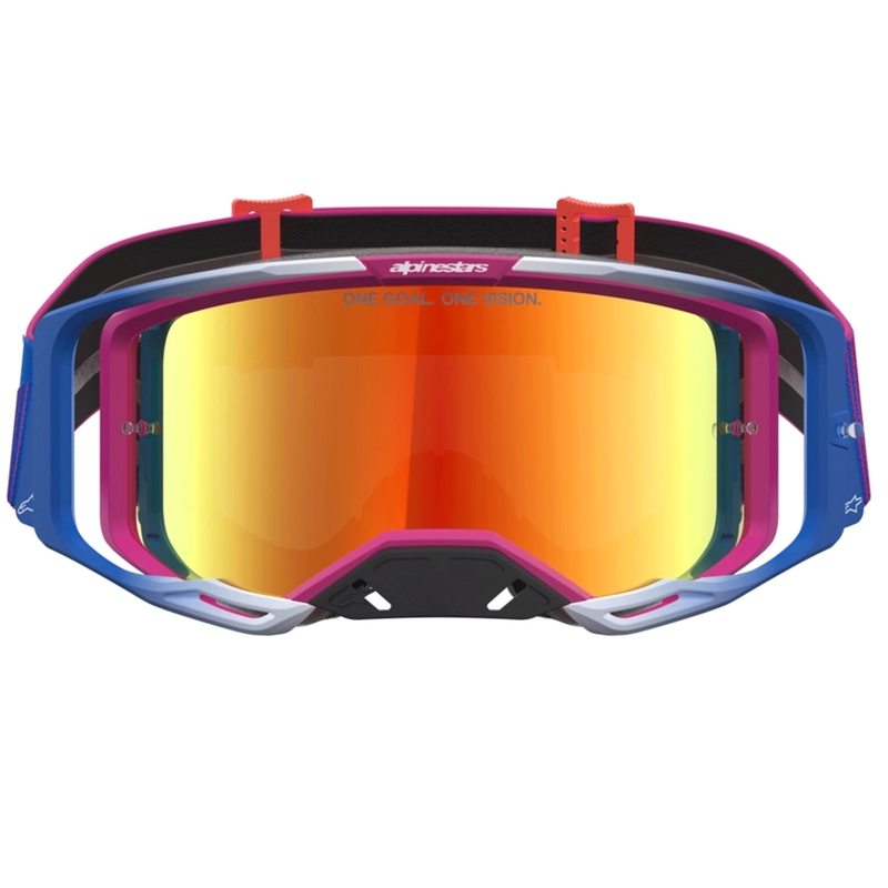 Alpinestars Vision 8 Maven motokros naočale crveno-crne