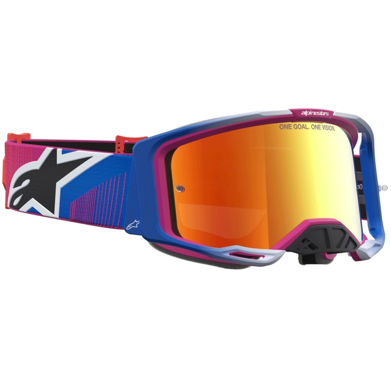 Alpinestars Vision 8 Maven motokros naočale crveno-crne