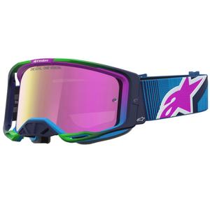 Alpinestars Vision 8 Maven plavo-ljubičaste motokros naočale