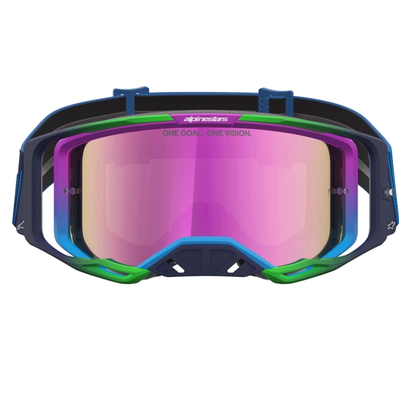 Alpinestars Vision 8 Maven plavo-ljubičaste motokros naočale