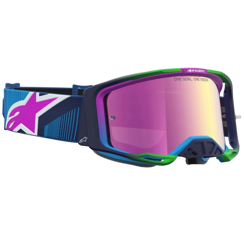 Alpinestars Vision 8 Maven plavo-ljubičaste motokros naočale