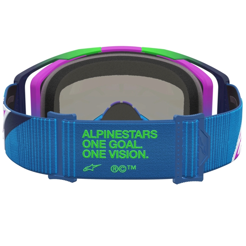 Alpinestars Vision 8 Maven plavo-ljubičaste motokros naočale