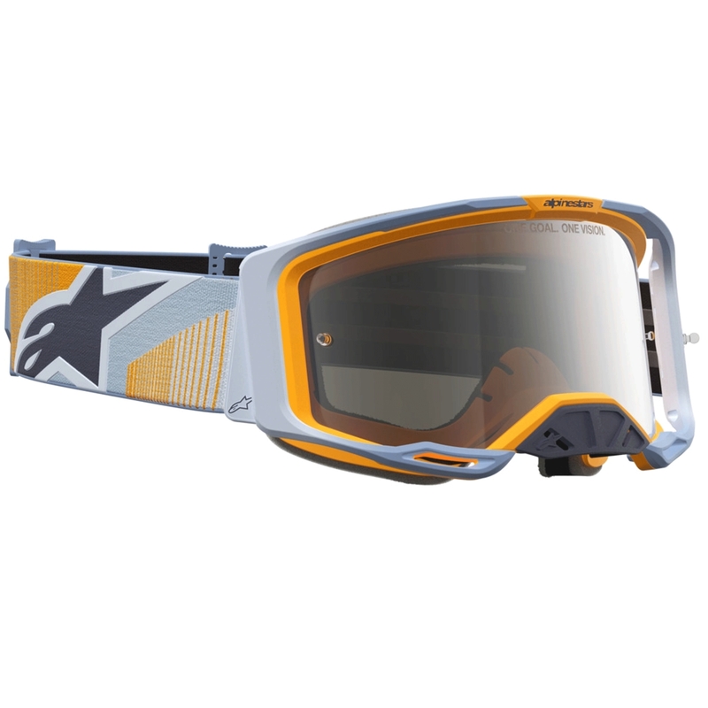 Alpinestars Vision 8 Maven plavo-narančaste motokros naočale