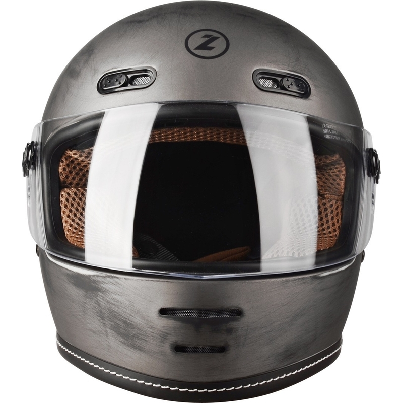 Integralna motociklistička kaciga Lazer Oroshi Cafe Racer crno-smeđa