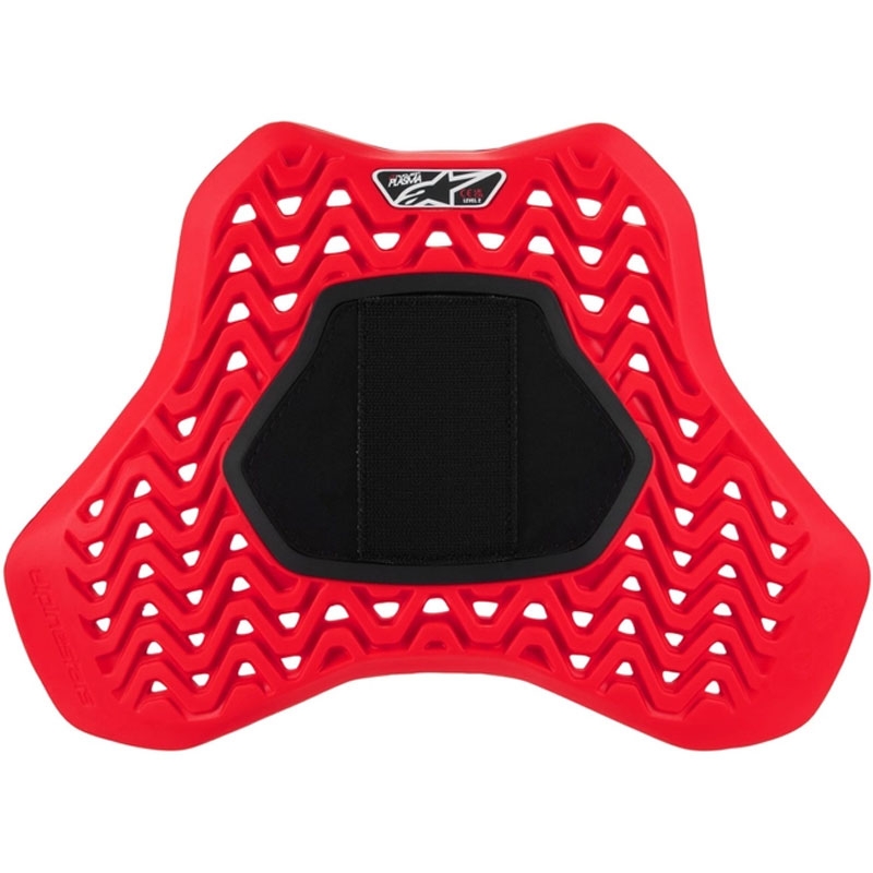 Štitnik za prsa Alpinestars Nucleon Plasma Racing umetak s čičak crveno-crnom bojom