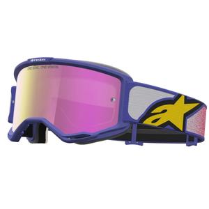 Alpinestars Vision 5 Drag motokros naočale crveno-ljubičaste
