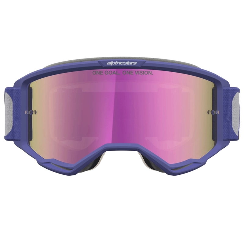 Alpinestars Vision 5 Drag motokros naočale crveno-ljubičaste