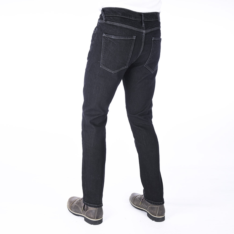 Oxford Original Approved Slim Fit crne motociklističke traperice