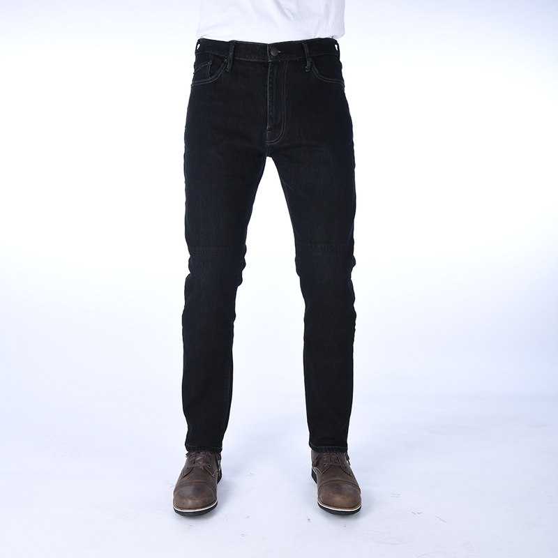 Oxford Original Approved Slim Fit crne motociklističke traperice