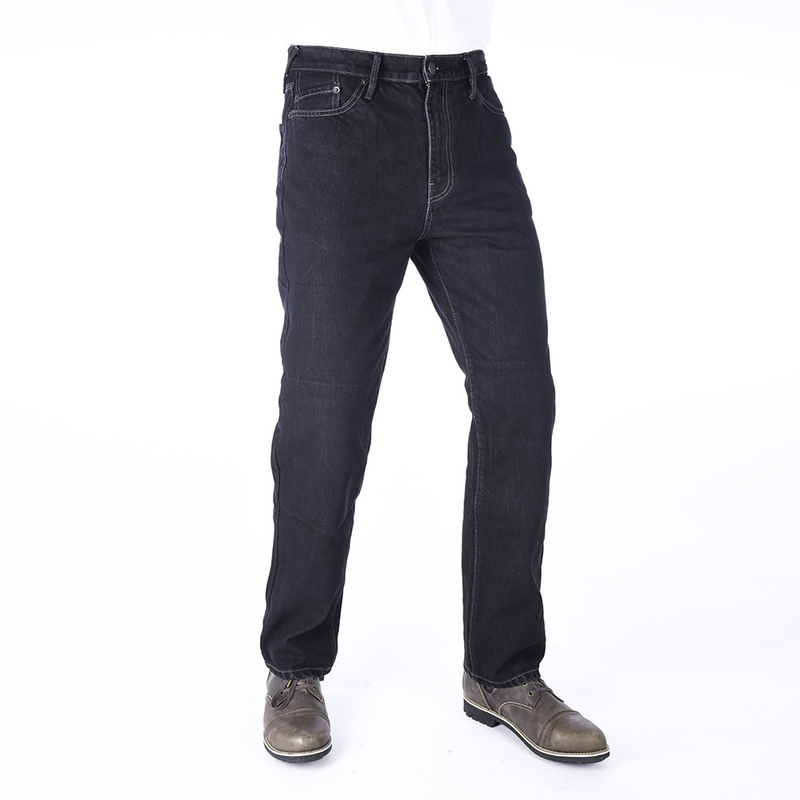 Produžene motociklističke traperice Oxford Original Approved Jeans crne