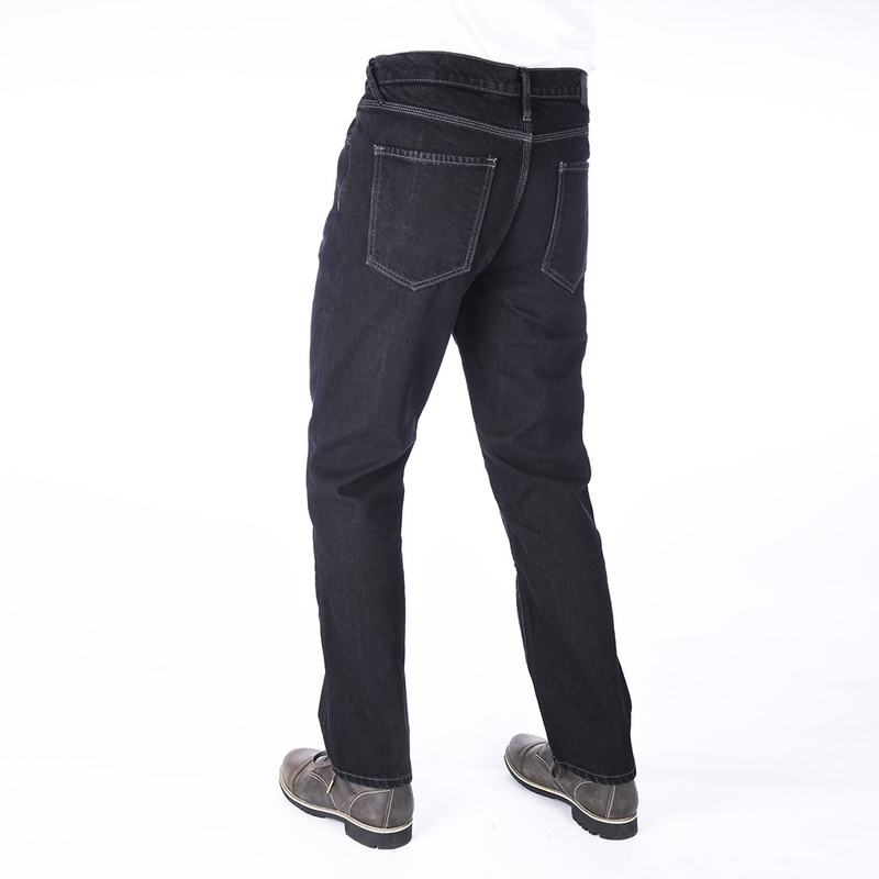 Produžene motociklističke traperice Oxford Original Approved Jeans crne