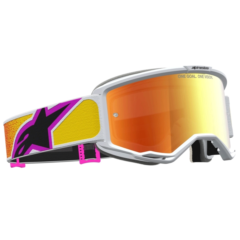 Alpinestars Vision 5 Drag motocross naočale narančasto-crvene
