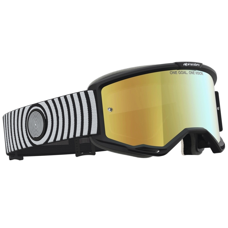 Alpinestars Vision 5 Hone motokros naočale crno-bijele