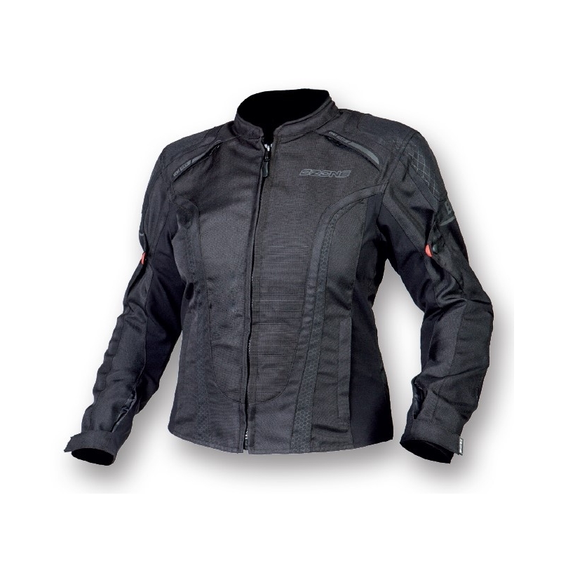 Ženske motociklističke jakne Ozone Edge II crne boje rasprodaja