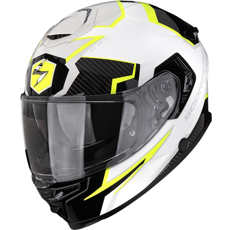 Scorpion EXO-GT SP Air Atlas kaciga za motocikle s punim licem, bijelo-crno-fluo žuta